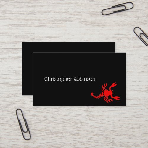 Red Scorpion Business Card