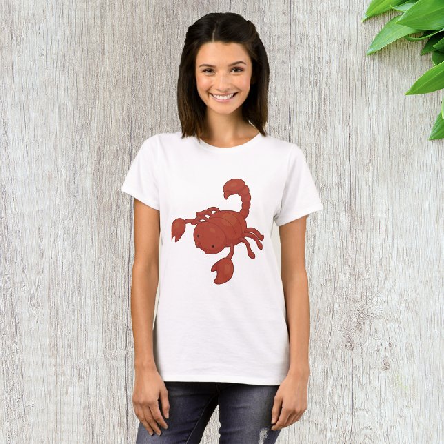 Red Scorpion Illustration T-Shirt (Creator Uploaded)