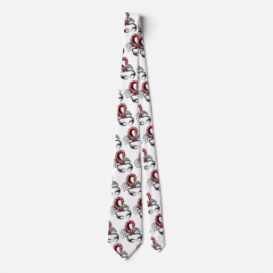 Red Scorpion Neck Tie