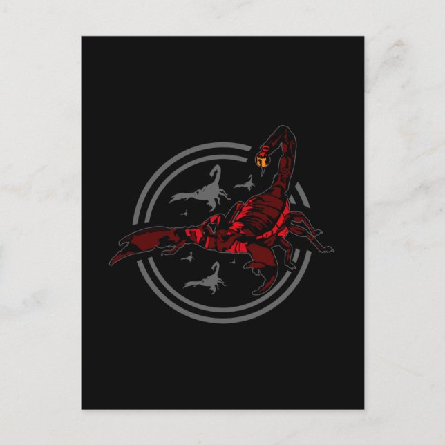 Red Scorpion  Postcard (Front)