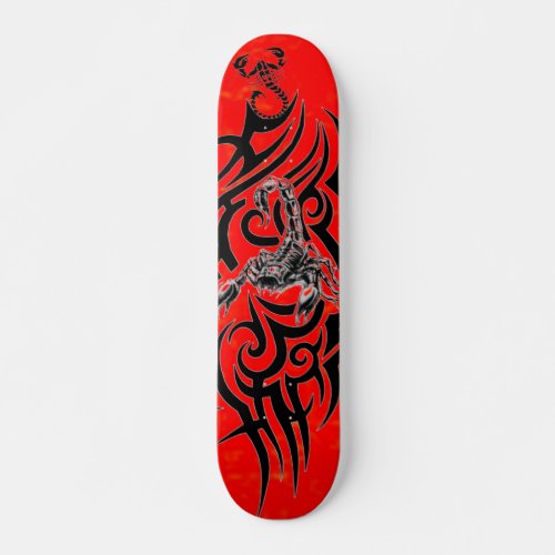 Red Scorpion skateboard