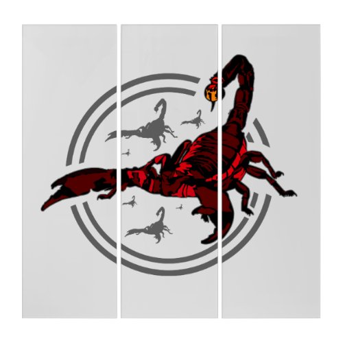 Red Scorpion Triptych