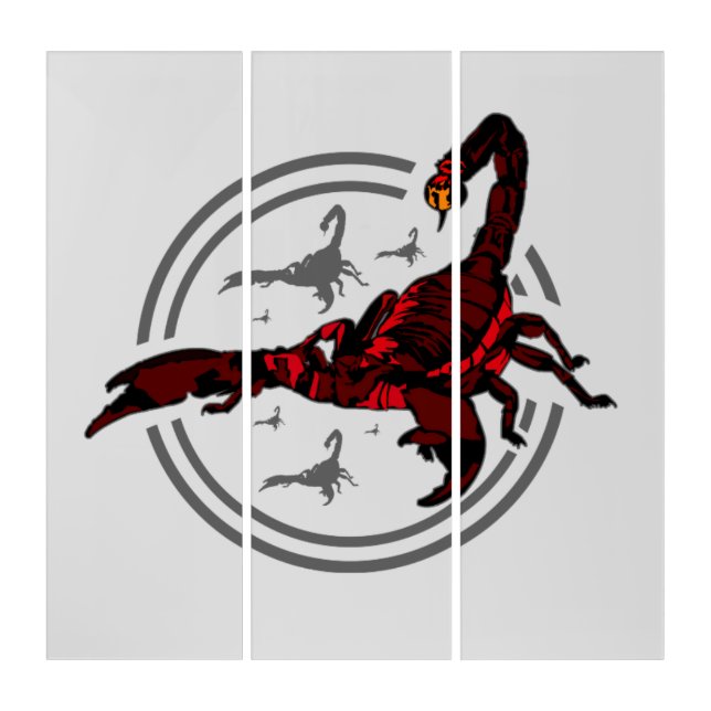 Red Scorpion Triptych (Front)