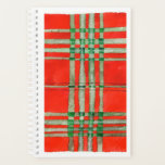RED SCOTT TARTAN 5.5x8.5 Planner / Calendar
