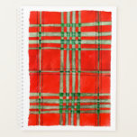 RED SCOTT TARTAN 8.5x11 Planner / Calendar