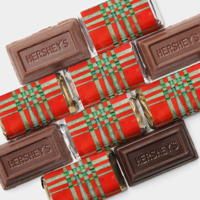RED SCOTT TARTAN HERSHEY'S MINIATURES (Assorted)