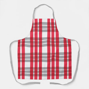 Red Scottish Plaid Apron