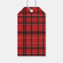 Red Scottish Tartan Wedding Favor