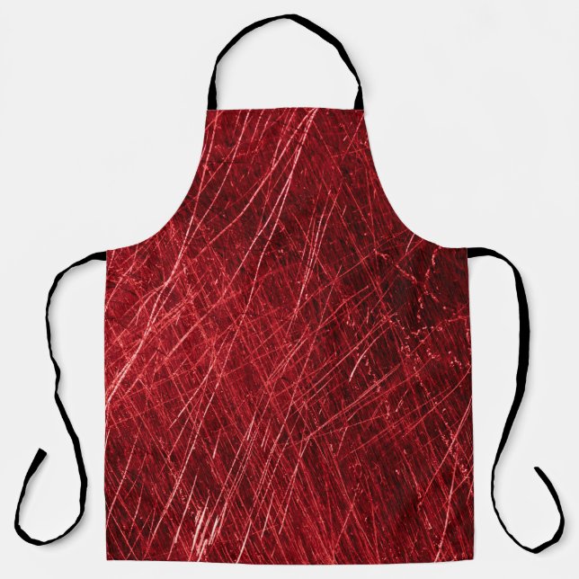 Red scratch abstract backgroundabstract, aged, alu apron (Front)