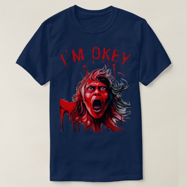 Red scream T-Shirt (Design Front)