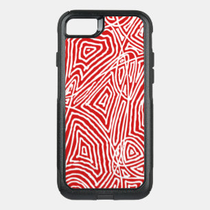 Red Scribbleprint Case-Mate iPhone Case