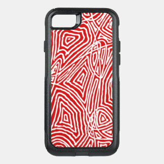 Red Scribbleprint Case-Mate iPhone Case