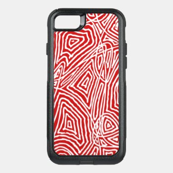 Red Scribbleprint Case-mate Iphone Case by scribbleprints at Zazzle