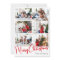 Red Script Merry Christmas Vertical Ten Photo