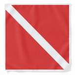 Red Scuba Flag Bandana - Diver&#180;s Flas Symbol at Zazzle
