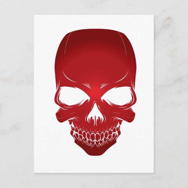 Red scull postcard (Front)