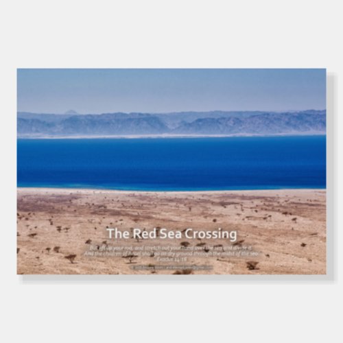  Red Sea Crossing Inspirational Poster