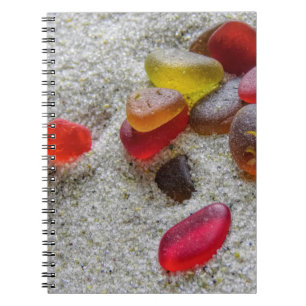 Red sea glass - notebook
