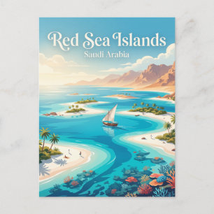 Red Sea Islands Saudi Arabia Postcard