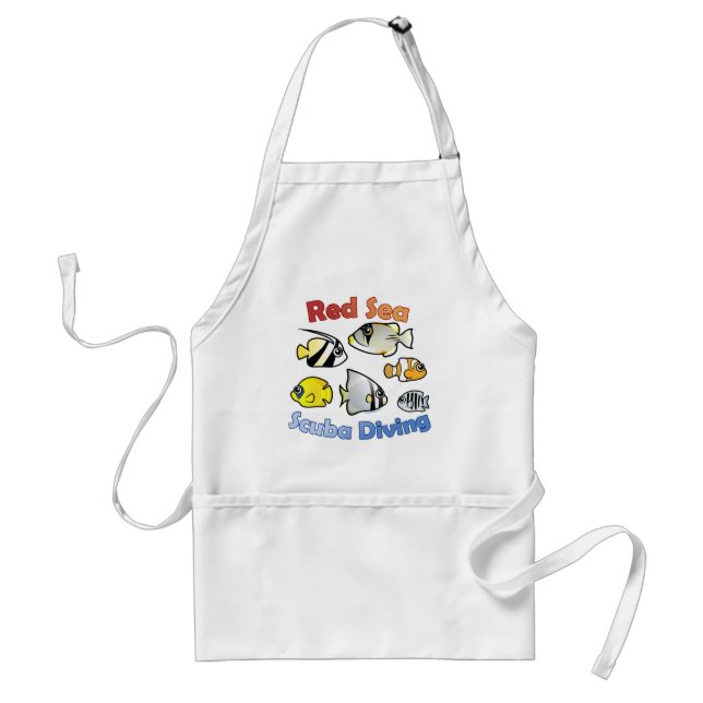 Red Sea Scuba Diving Adult Apron (Front)