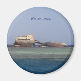 Red sea wreck. magnet
