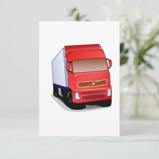 Red Semi-Truck (Standing Front)