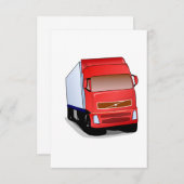 Red Semi-Truck (Front/Back)