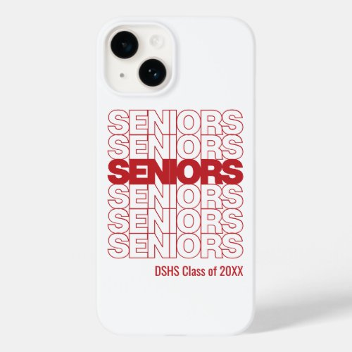 Red Seniors Seniors Seniors Case_Mate iPhone 14 Case