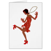 red sequin black flapper (Front)