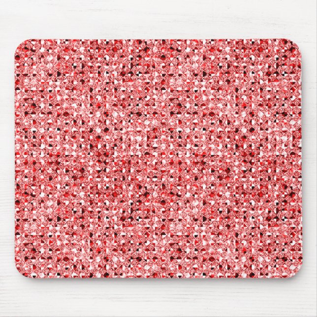 red sequin effect mousepad (Front)