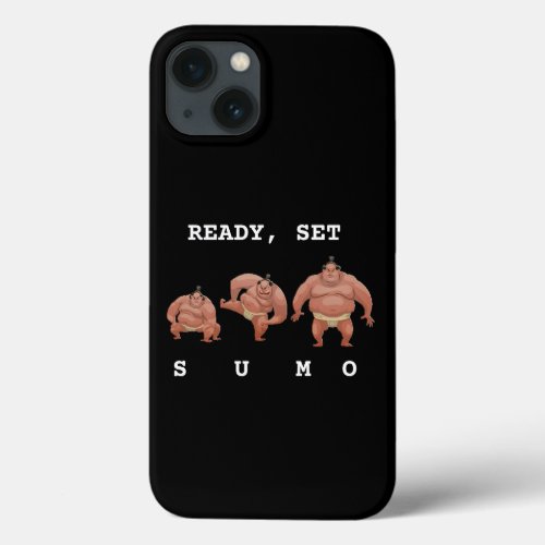 Red Set Sumo iPhone 13 Case