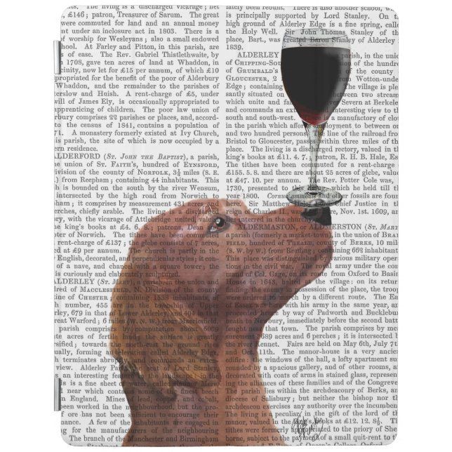 Red Setter Dog Au Vin iPad Air Cover (Front)