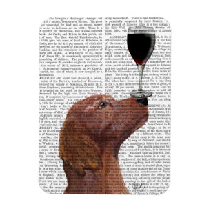 Red Setter Dog Au Vin Magnet