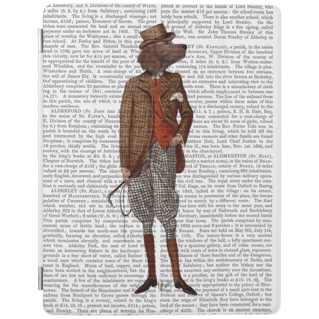 Red Setter Rider Full iPad Air Cover (Front)