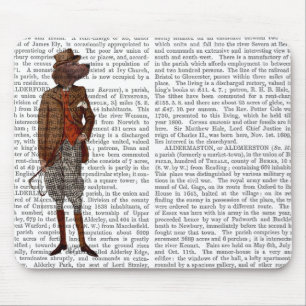 Red Setter Rider Full Mouse Pad