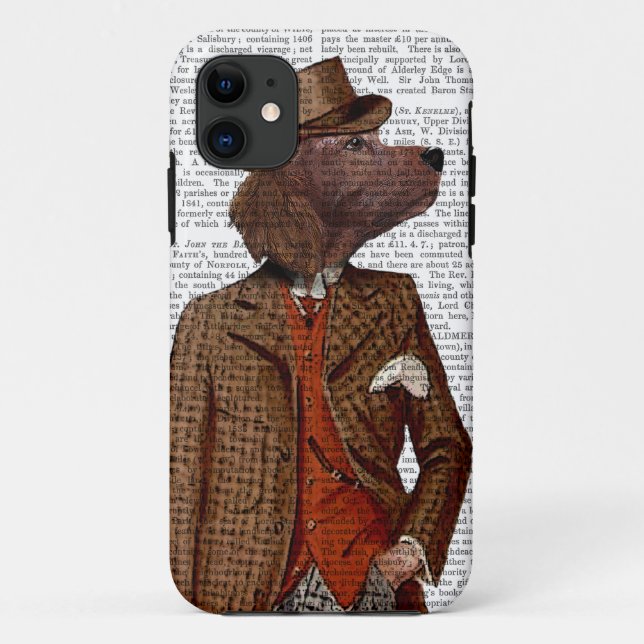 Red Setter Rider Portrait Case-Mate iPhone Case (Back)