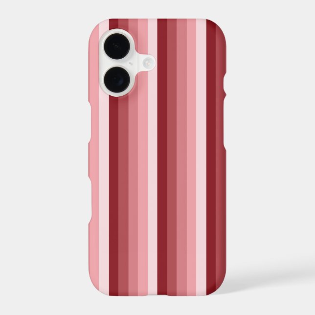 Red shadow stripes Case-Mate iPhone case (Back)