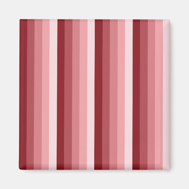 Red shadow stripes magnet (Front)