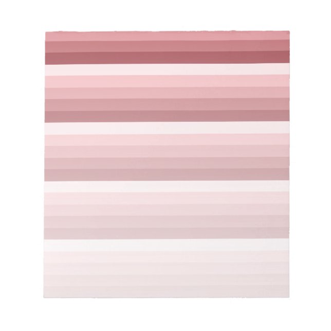 Red shadow stripes notepad (Front)