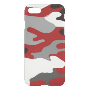 Red Shadows Camo iPhone SE/8/7 Case