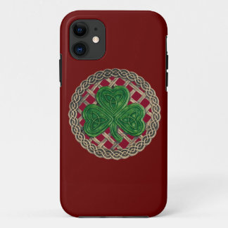 Red Shamrock And Celtic Knots iPhone 5G Case
