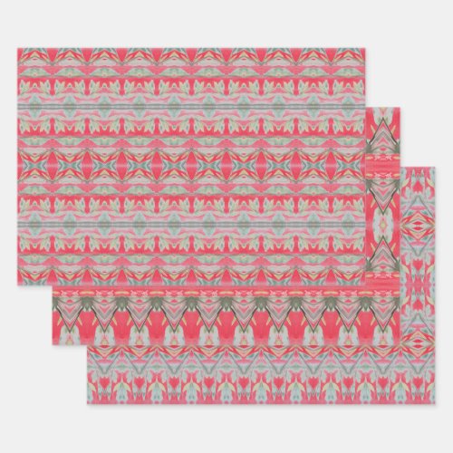 Red Shelf Liners Decorative Sheet Wrapping Paper
