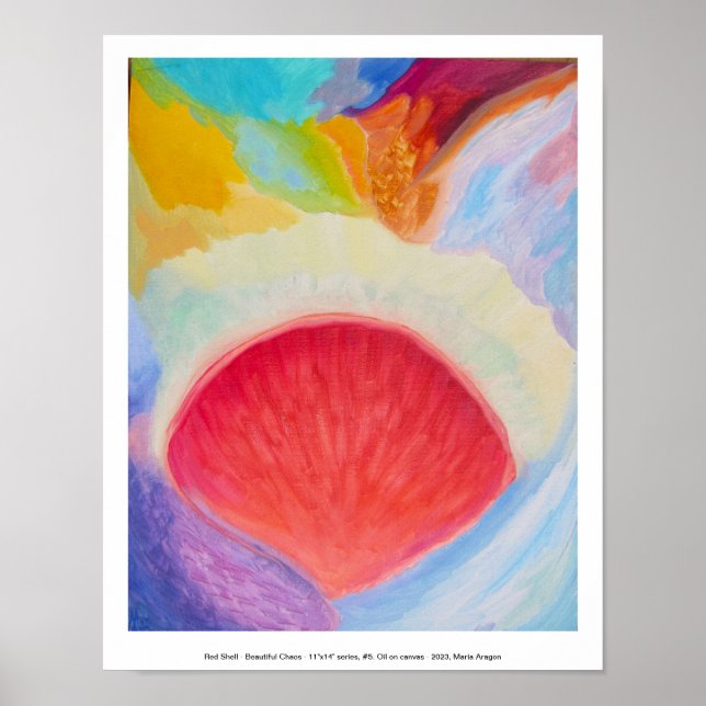 Red Shell - Beautiful Chaos, 11" x 14" series, #5 Poster (Front)
