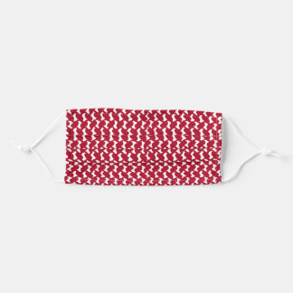 Red Shemagh, keffiyeh Adult Cloth Face Mask