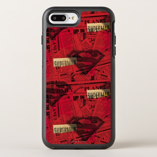Red Shield Pattern OtterBox Symmetry iPhone 8 Plus/7 Plus Case