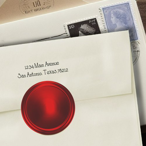 Red Shiny Envelope Seal