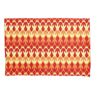 Red Ship and Yellow Arrow Pattern Pillow Case