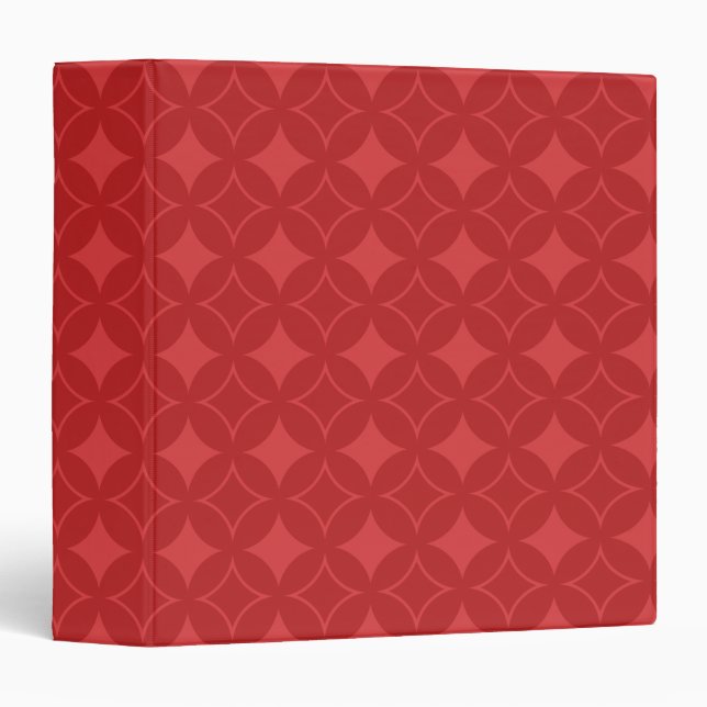 Red shippo pattern binder (Front/Spine)