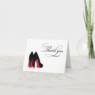 Red Shoe Thank You Card
