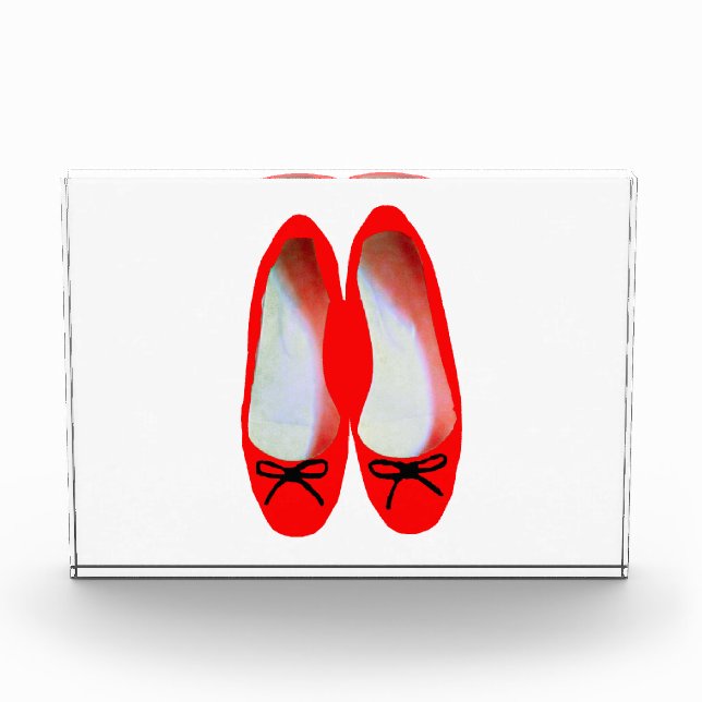 Red Shoes Acrylic Award (Front)